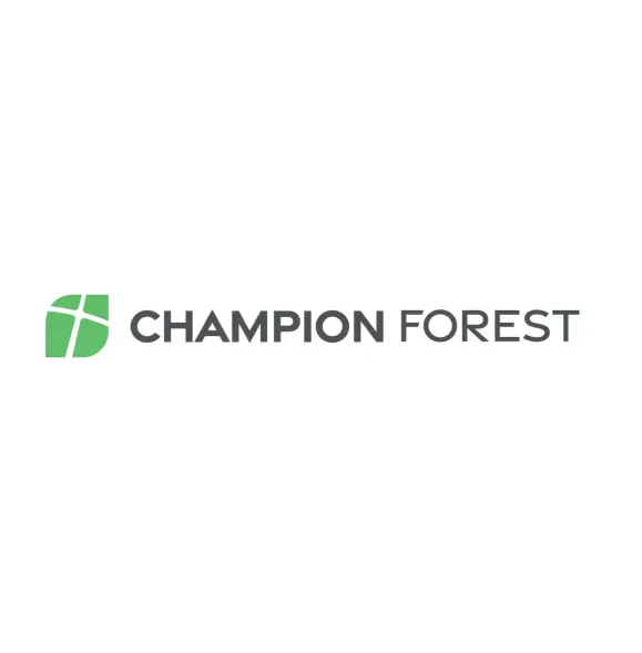 A logo of champion forest