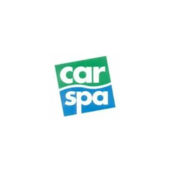 A car spa logo with the word 