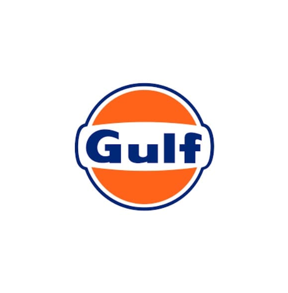 A logo of gulf oil company