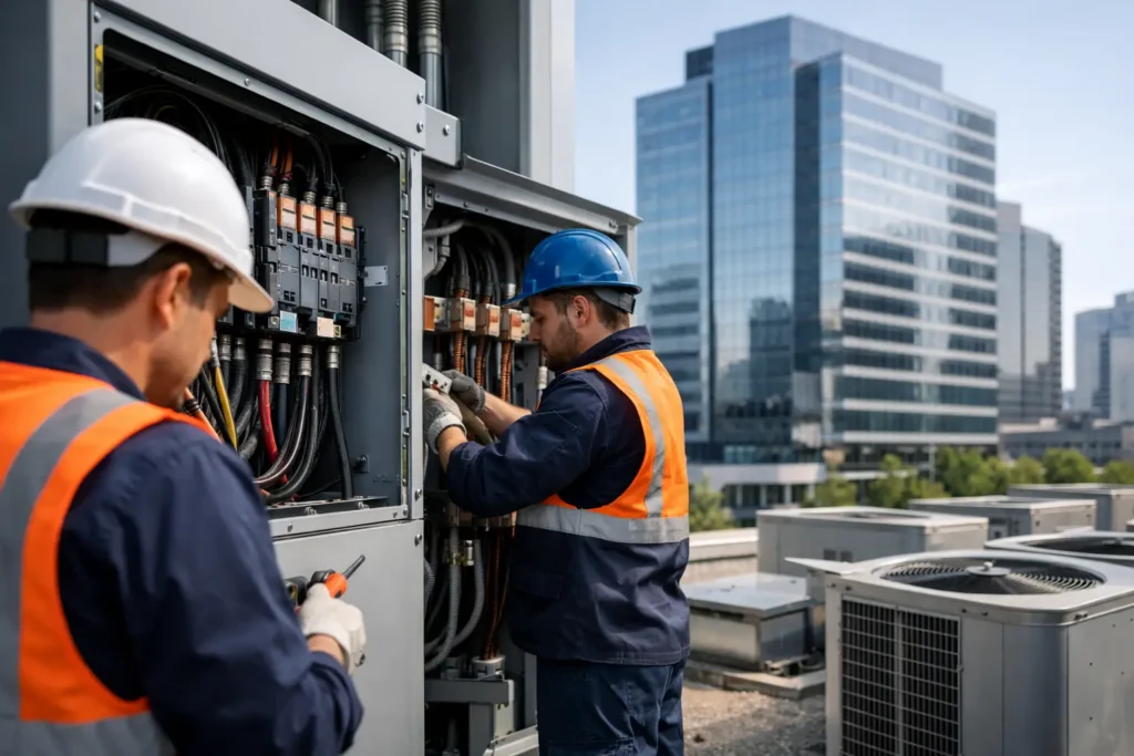 Service Upgrade for Commercial Building Needs