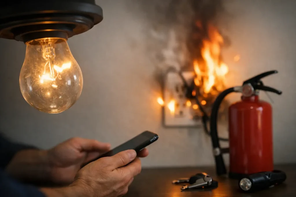 Can Flickering Lights Start Fires? What to Do Now