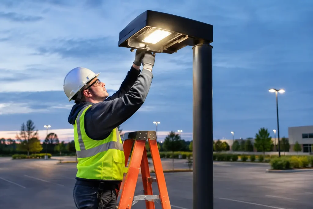 Parking Lot Lighting Repair for Safer Properties