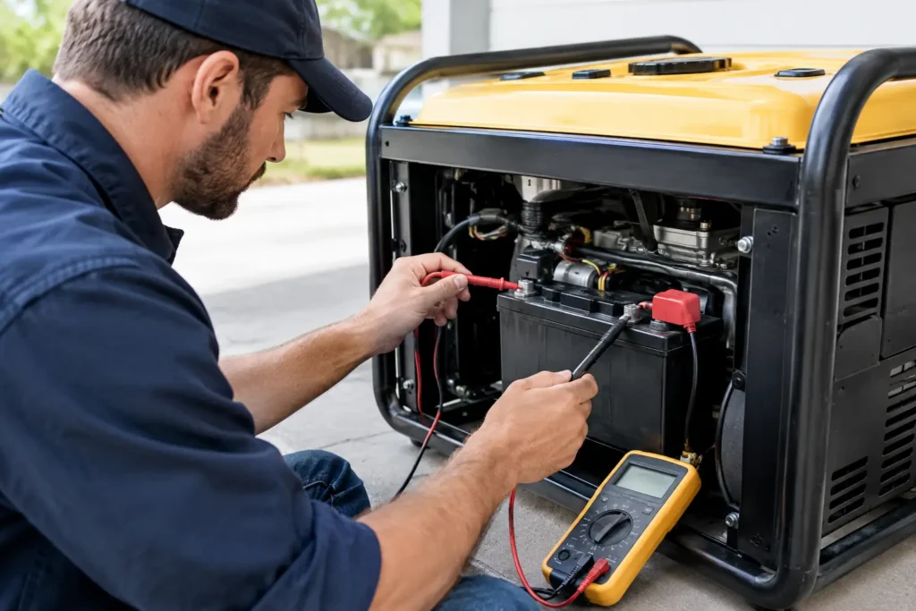 How to Test Generator Battery Before an Outage